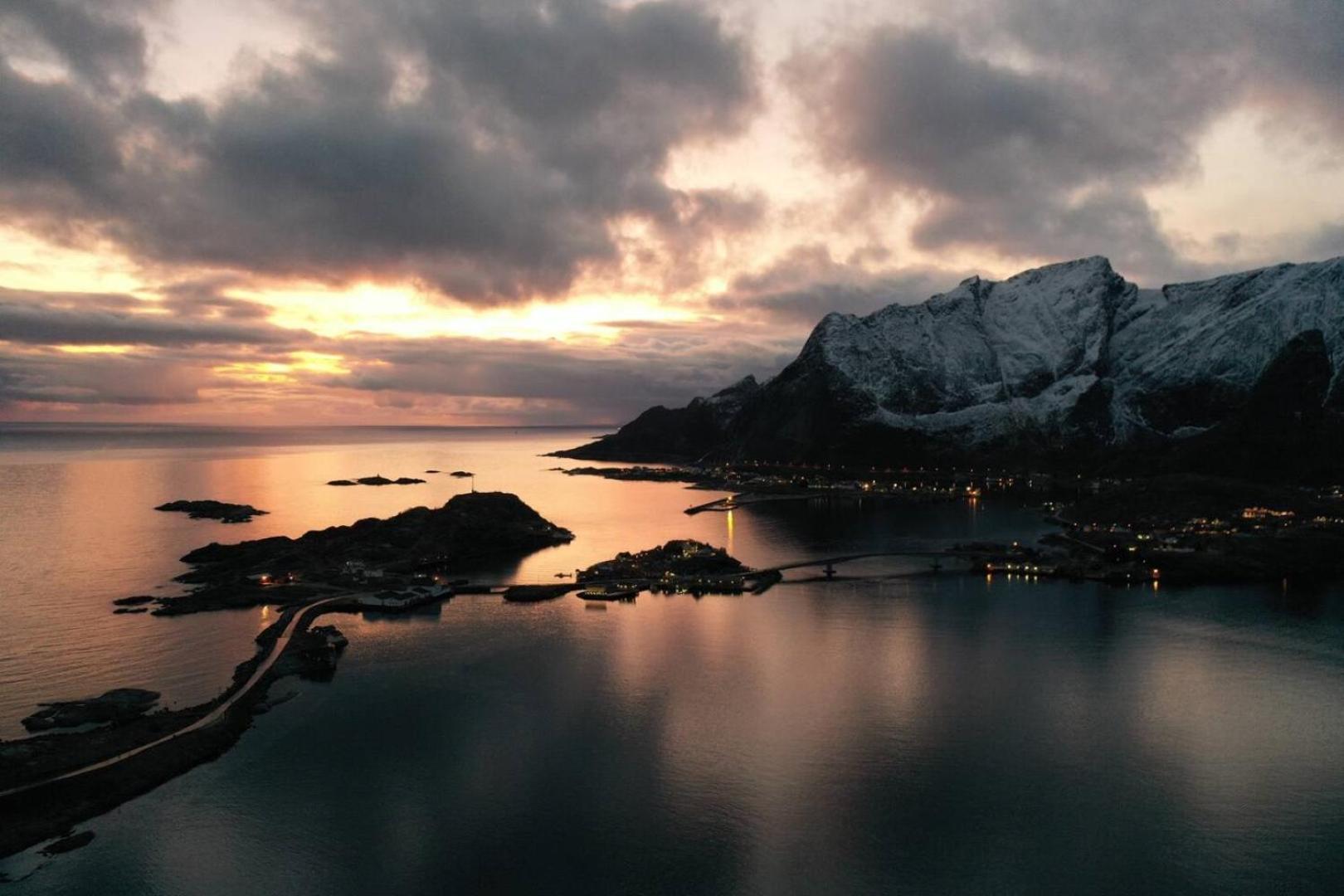 Lofoten Panoramic Luxury Home With Sauna Moskenes Bagian luar foto