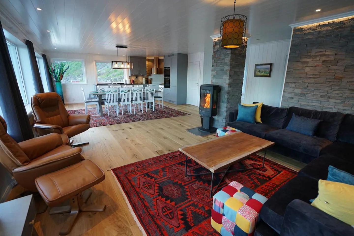 Lofoten Panoramic Luxury Home With Sauna Moskenes Bagian luar foto